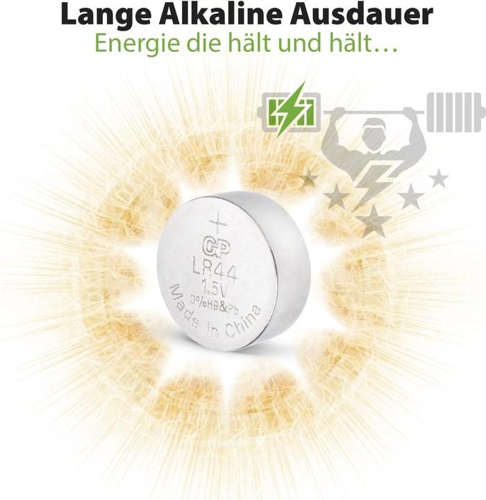 Immagine prodotto GP Batteries Cella alcalina (2 pz., LR44, 110 mAh)
