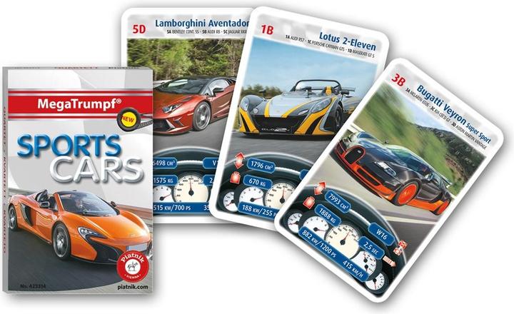 Actual product image Piatnik Quartet Sports Cars (German)