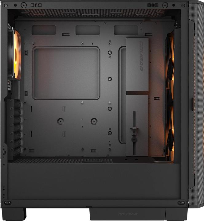 Immagine prodotto Cougar Gehäuse Midi-Tower Airface FLO, ARGB, Schwarz (ATX, mATX, Mini-ITX)