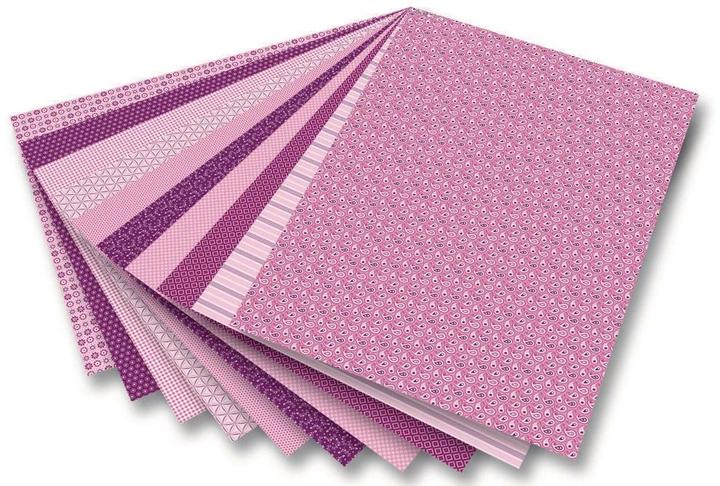 Produktbild Folia Motivblock Basics rosa (270 g/m², 30 x)
