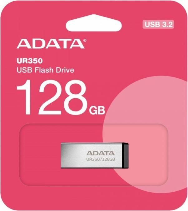 Produktbild Adata Pendrive UR350 USB3.2 Gen1 Metal black (128 GB, USB-A)