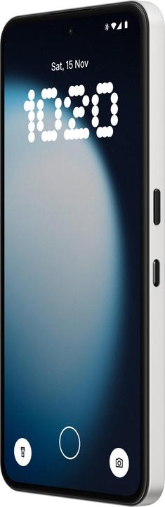 Actual product image Nothing Phone (3a) Lite (128 GB, Weiss, 6.67", 50 MP, 5G (128 GB, White, White, 6.77", Dual SIM, 5G)