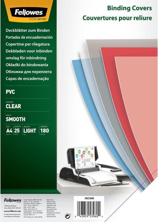 Fellowes PVC Deckblätter