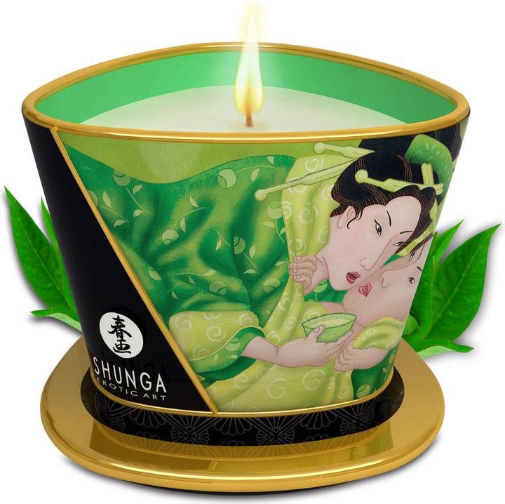 Image du produit Shunga Massagekerze Grüntee (170 ml)