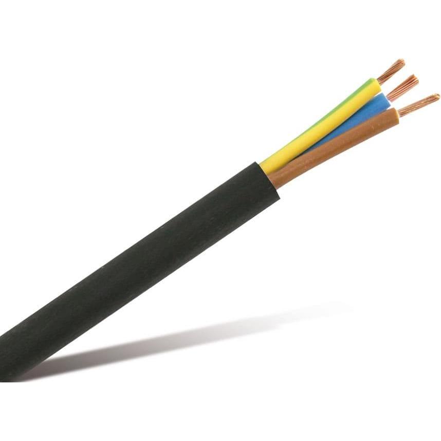 Eneroid, Kabelleitung, Leitung H03VV-F, 3x0,75, 100m, sw (100 m)
