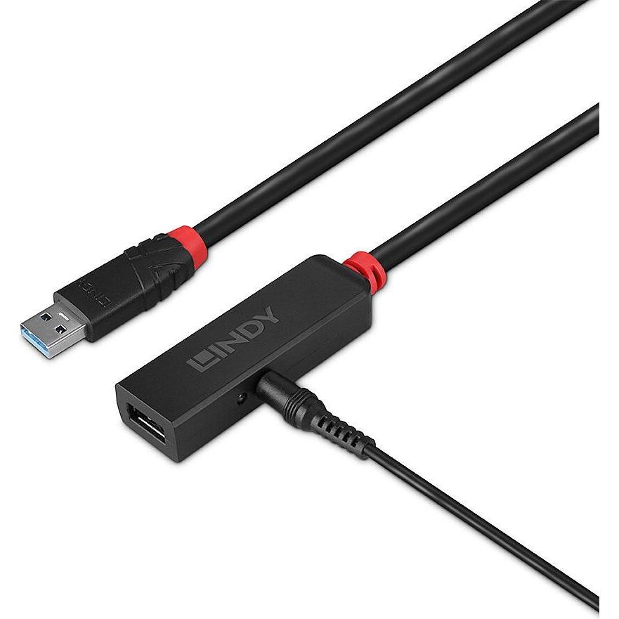 Thumbnail - Lindy 5m USB 3.0 Active Extension (5 m, USB 3.0), USB Kabel