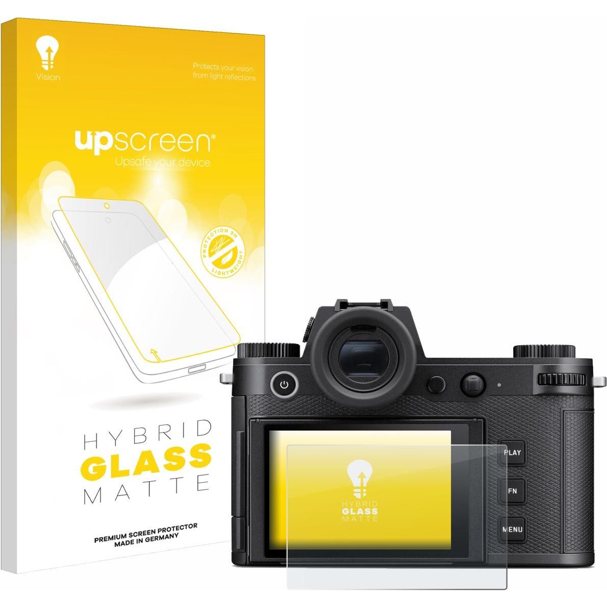 upscreen Schutzglas Schutzfolie Displayschutz Display Schutz Glas Folie matt (Displayschutz), Kameraschutz