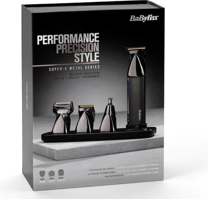 Productafbeelding BaByliss Super-X Metaal 15 in 1 Multitrimmer MT991E