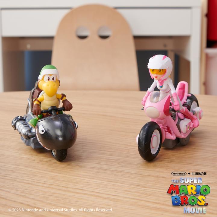 Actual product image Jakks Pacific Super Mario Movie - Figure w/ Kart - Peach (6 cm) (417694)