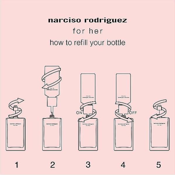 Actual product image Narciso Rodriguez For her Refill (Eau de toilette, 150 ml)