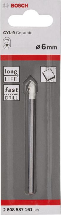 Produktbild Bosch Professional Zubehör Fliesenbohrer CYL-9 Ceramic, 6 x 80 mm (6 mm)