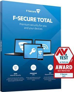 Actual product image F-Secure Total (1 User, 5 Devices/Users, 24 months)