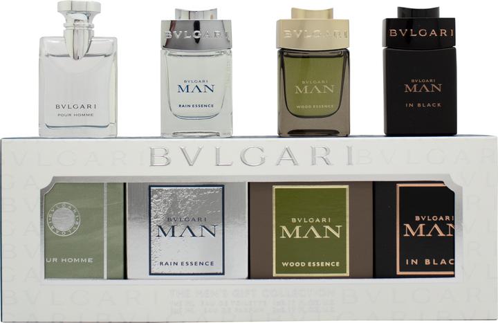 Produktbild Bulgari Bvlgari Man Aqua Edt 5ml + Aqua Marine Edt 5ml + Wood Essence Edp + Glacial Essence 5ml Mini Set (Manicure set)