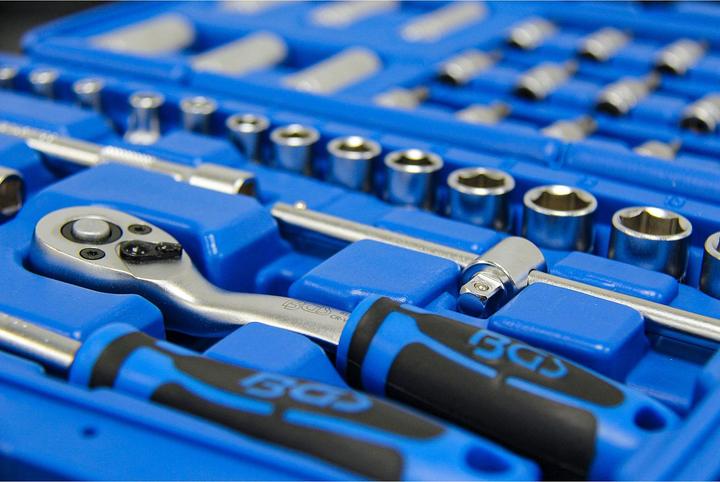 Actual product image BGS Socket Set, Gear Lock 6.3 mm (1/4") Drive 39 pcs.