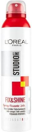 Actual product image L'Oréal Paris L'oreal Studio Line Fix & Shine Ultra Strong Hold Hair Spray 24 Hour Fixing 250ml (250 ml)