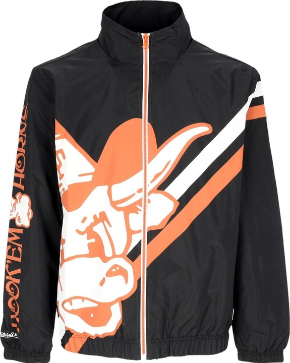 Mitchell & Ness M&N Exploded Logo Warm Up Jacke University of Texas - XL (XL)