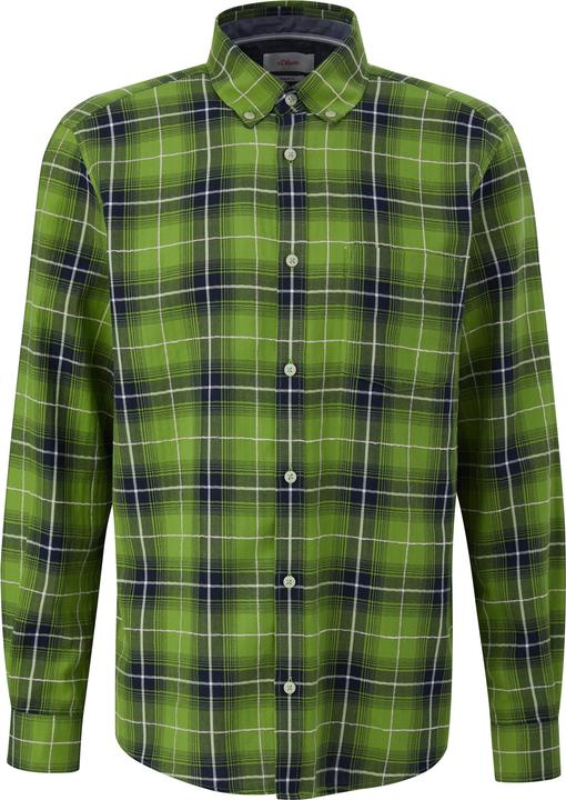 Immagine prodotto s.Oliver Hemd Regular: Langarmhemd mit Button-down-Kragen (M)