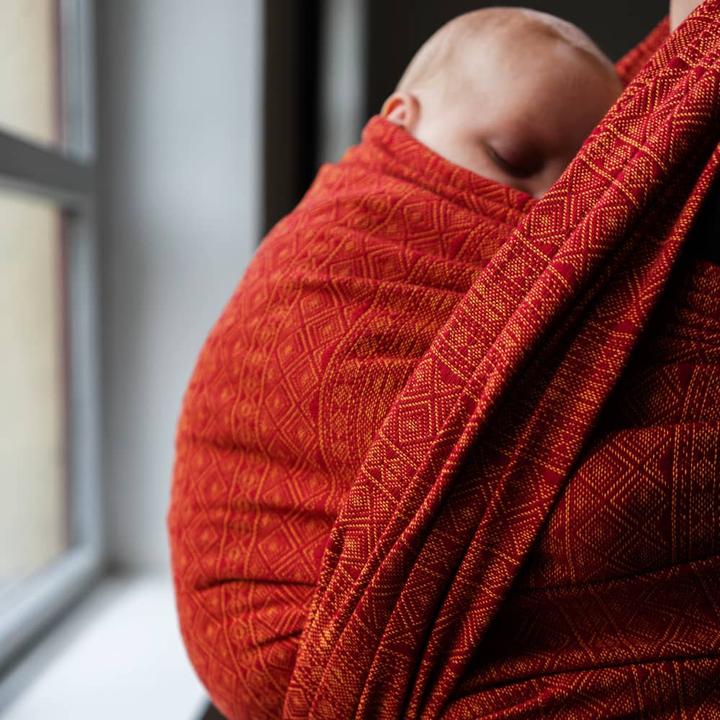 Porte-bébé Prima Rubin-mandarine