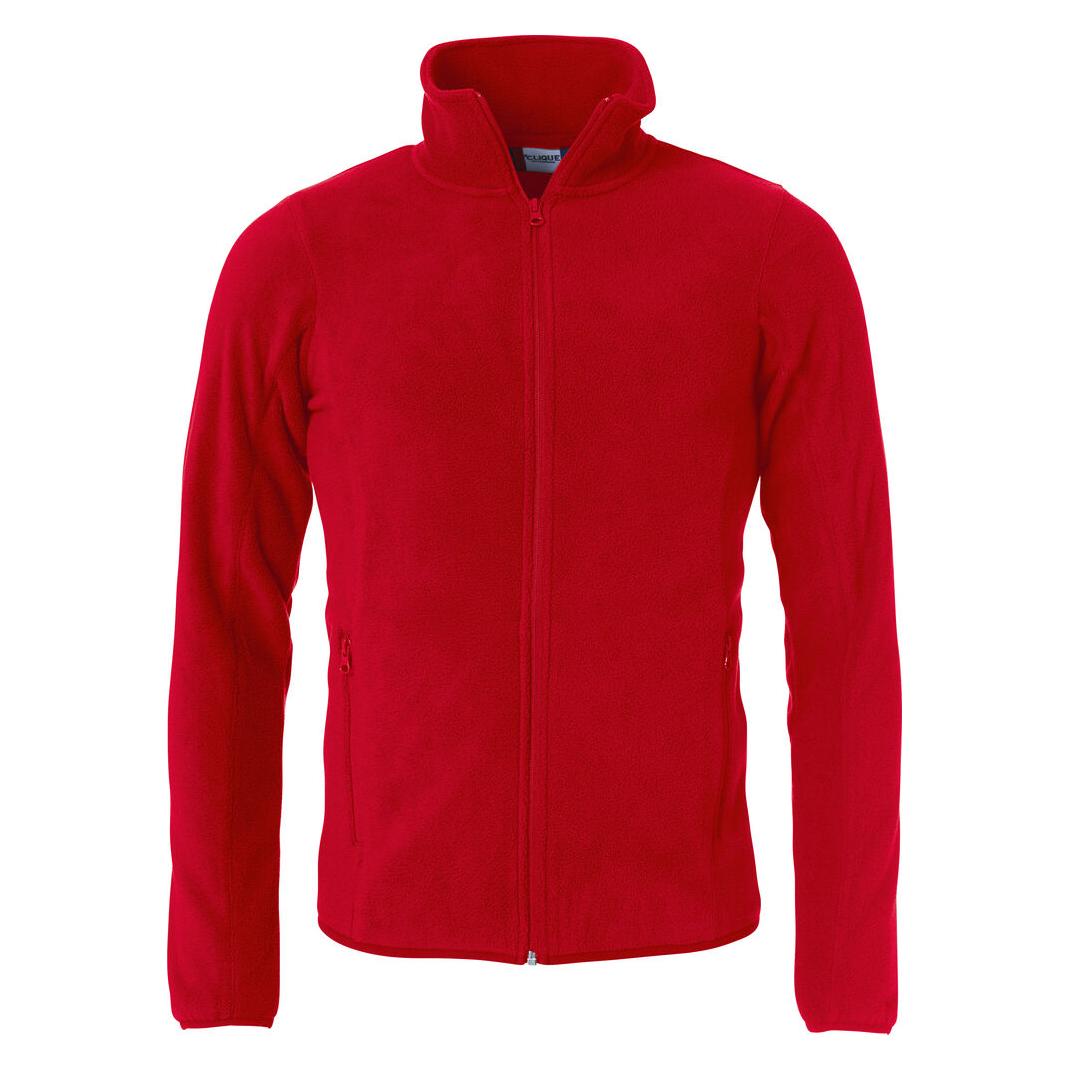 Clique, Unisex, Outdoorjacken, Basic Polar Fleece Jacket (Xxl), Rot, Xxl