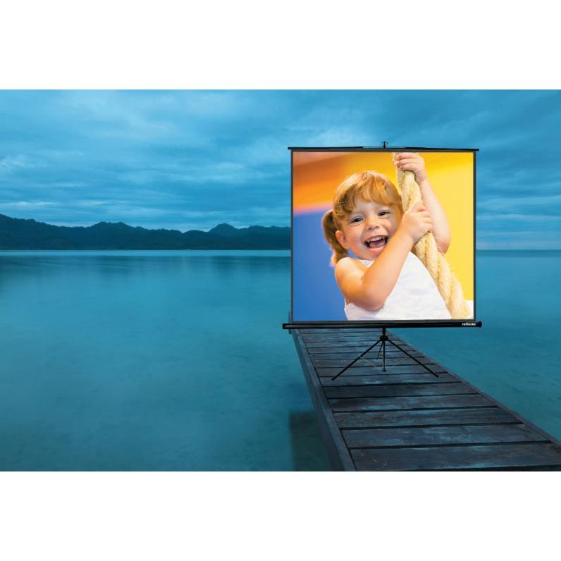 Thumbnail - Reflecta Crystal-Line Stativ lux 125x125 (69.69", 1:1), Leinwand, Schwarz