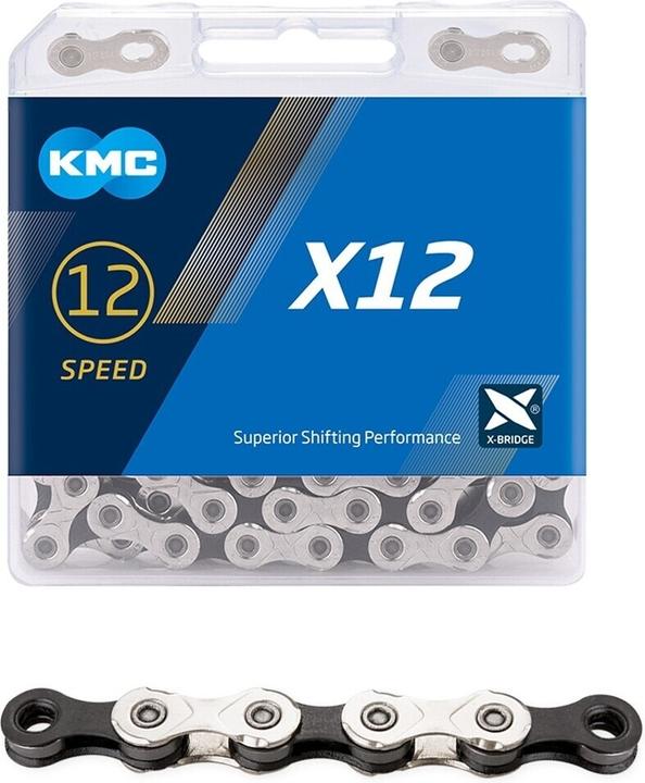 Produktbild KMC Velokette X12 Silver/Black (12-fach)