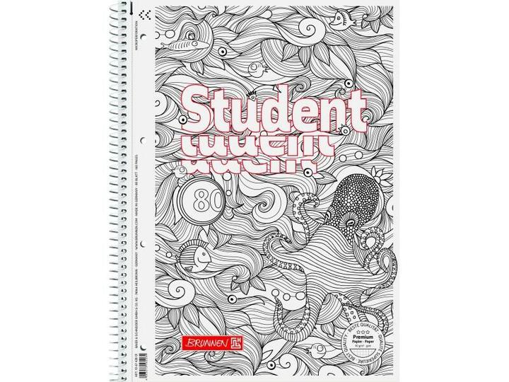 Produktbild Brunnen Collegeblock ZENart (A4, Kariert)