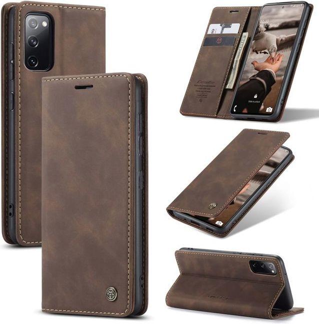 Produktbild Caseme Leder Flip Wallet Case Hülle (Samsung Galaxy S20 FE)