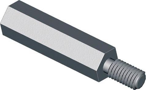 Produktbild Alutronic Distance Bolts M4" 12.00 mm length AFST.B DI 654 12 BI/BU M4X12