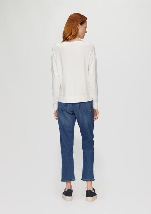 Produktbild s.Oliver Strickpullover Strickpullover mit U-Boot-Ausschnitt aus Viskosestretch (36)