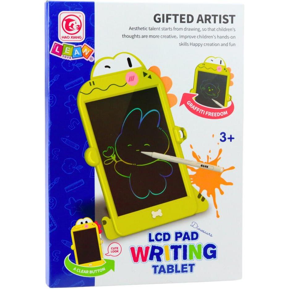 Lean Toys Lean Zeichentafel Lcd-Stift Dinosaurier Grün