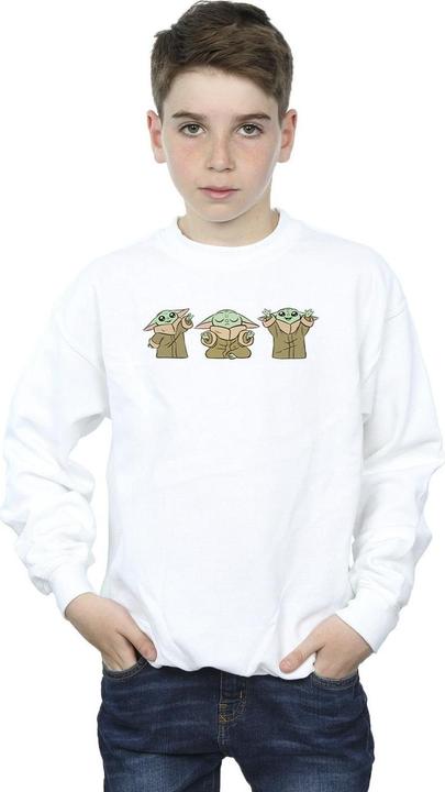 Produktbild Star Wars The Mandalorian Grogu Poses Sweatshirt Jungen (116)