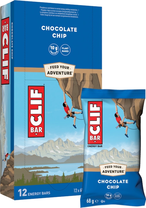 Image du produit Clif Bar Chocolate Chip (Chocolat, 12 pcs, 68 g)