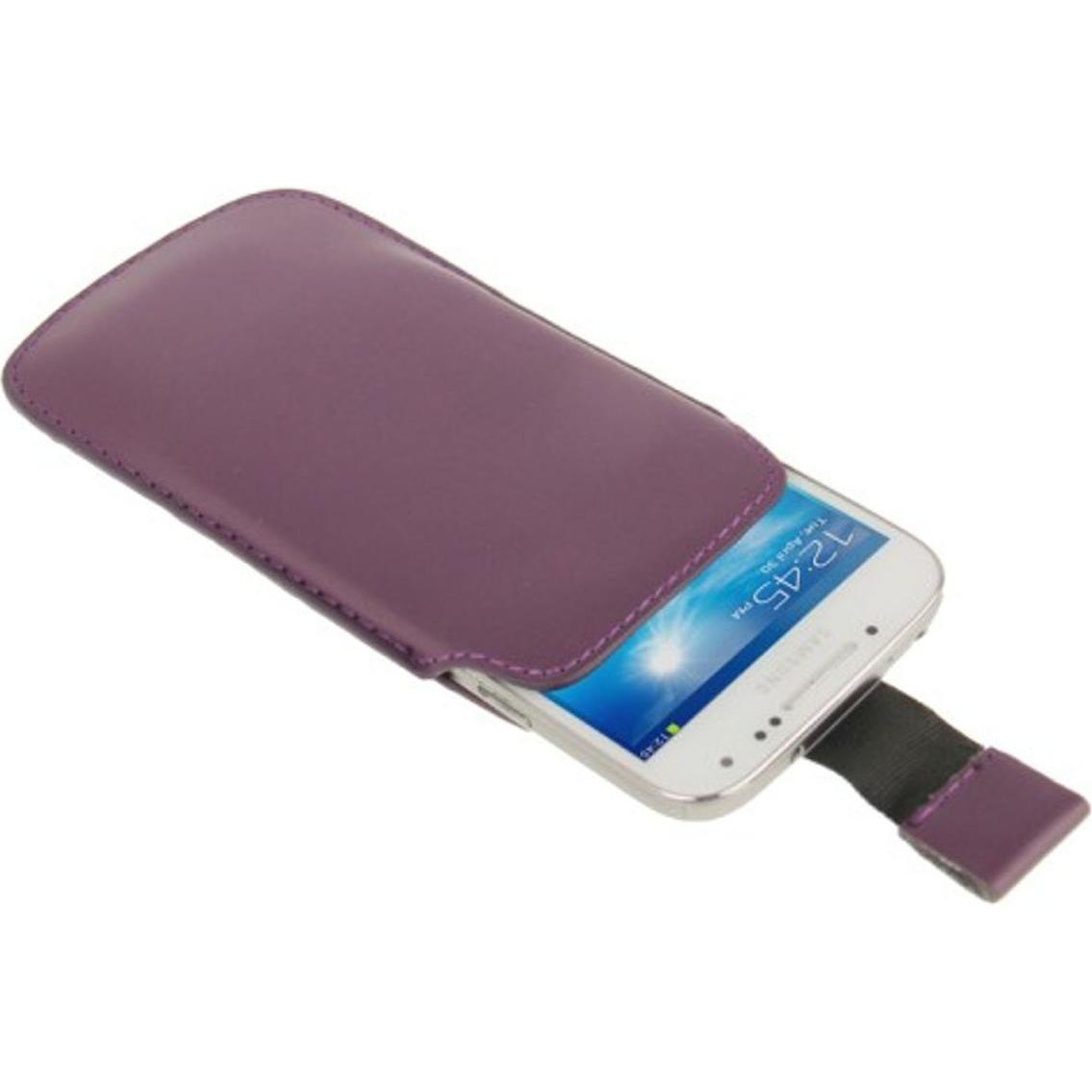 König Design Handyhülle Tasche Slide Hülle Dunkel Lila (Nokia X), Smartphone Hülle