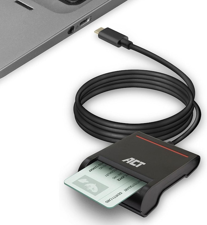 External USB-C Smartcard eID Card Reader (USB 2.0)