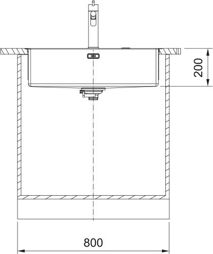 Produktbild Franke 127.0662.644 (Einbauspüle mit Abtropffläche, 45 cm, 72.50 cm)