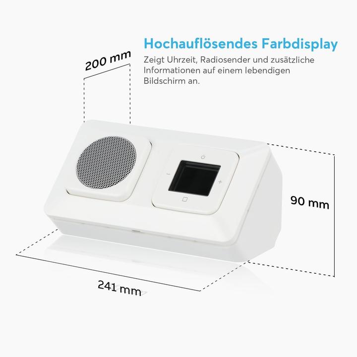 Actual product image Busch-Jaeger Busch-Radio DAB+ complete set for corner mounting (DAB+, FM)