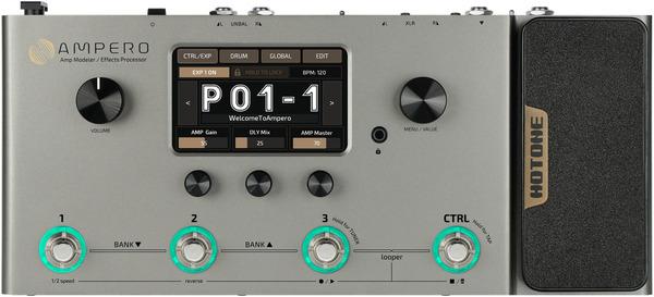 Image du produit Hotone MP-100 Ampero Silver Edition Modélisateur d'ampli / Processeur d'effets (Clavier)