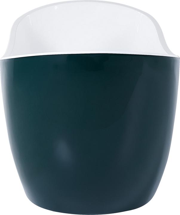 Actual product image Beliani Bathtub freestanding blue green oval 170 x 77 cm ANTIGUA (240 l, 170 cm, 170 cm)