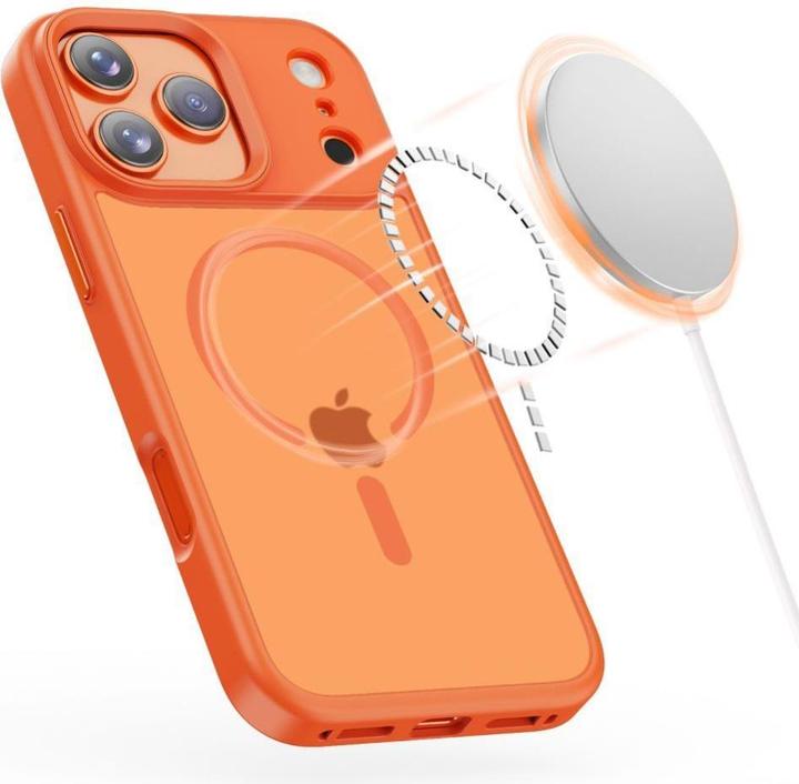 Actual product image Tech-Protect Magmat Magsafe Iphone 17 Pro Max Matte Kosmisches Orange (Apple iPhone 17 Pro Max)