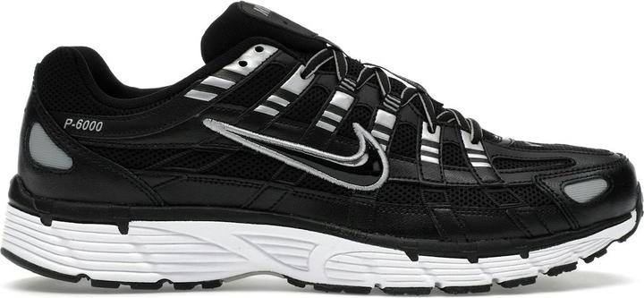 Actual product image Nike P-6000 Black White Metallic Silver (38.5)