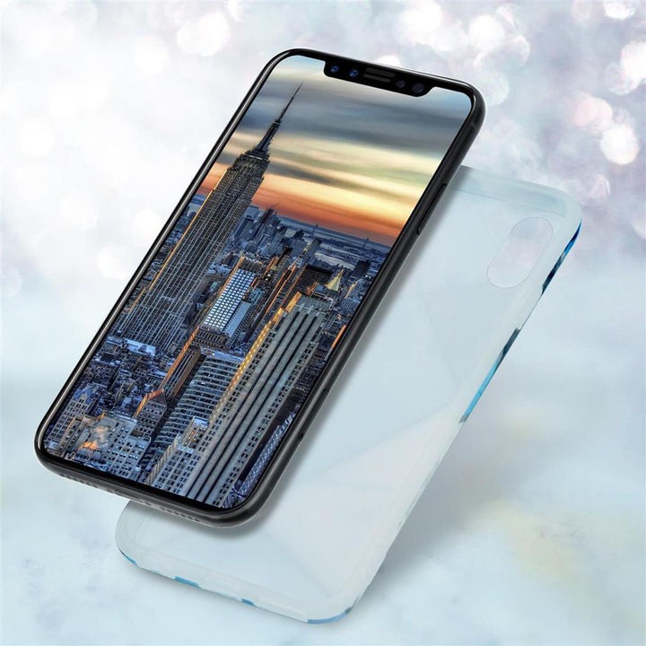 Produktbild Cadorabo IMD TPU Bunter Marmor Cover (Apple iPhone X)
