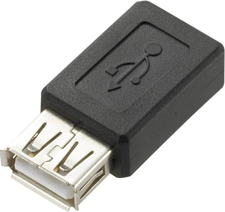 Actual product image Renkforce SuperSoft OTG Mirror Micro USB Cable 0.15 m + Mini B Adapter + USB A Adapter (0.15 m, USB 2.0, 2.50 W)