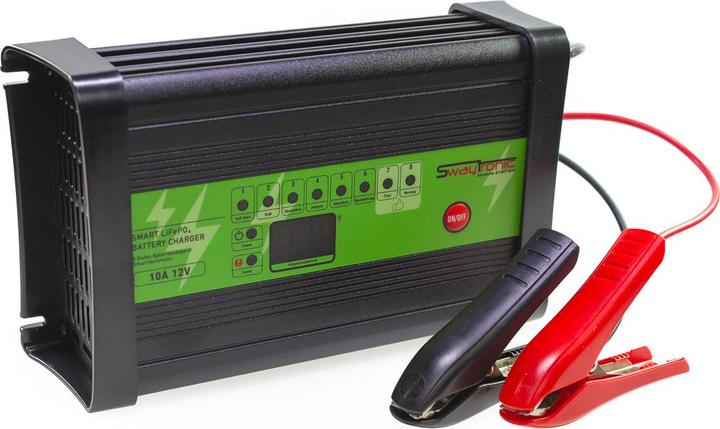 Produktbild Swaytronic Smart LiFePO 4 Battery Charger 14.6V 10A (10 A)