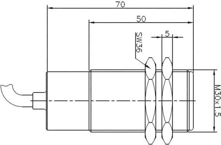 Immagine prodotto Secatec Interruttore magnetico reed in custodia metrica