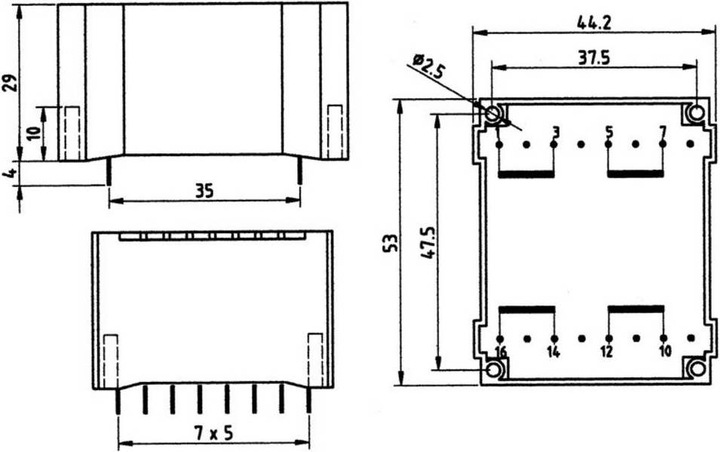 Actual product image Weiss Elektrotechnik UI 30 flat transformer 10 VA