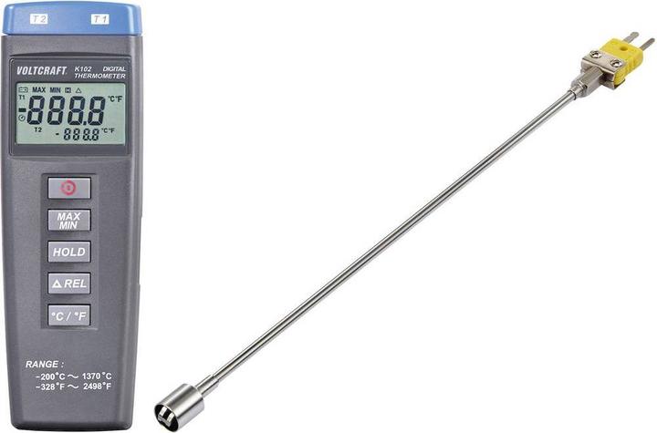 Actual product image Voltcraft Digital thermometer + surface probe