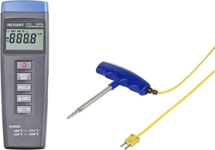 Actual product image Voltcraft Digital thermometer + screw-in probe
