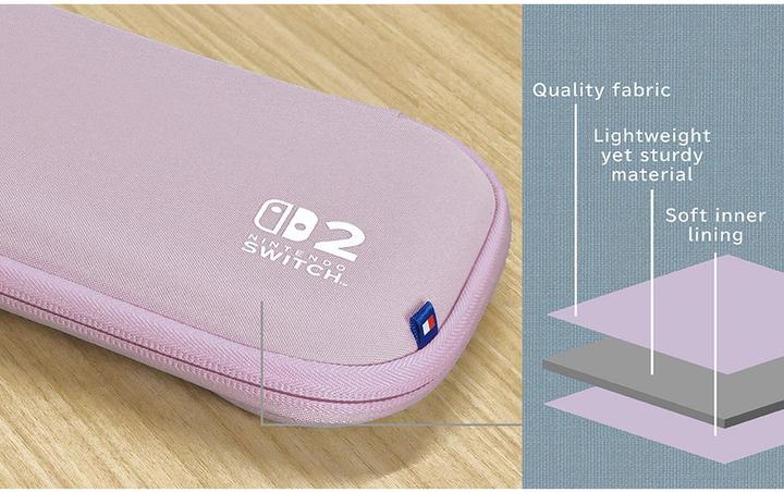 Image du produit HORI SWITCH 2/SWITCH Custodia Tough Pouch Slim Lavanda (Switch 2)