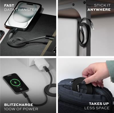 Produktbild Statik USB C – USB C (2 m, USB 2.0, 100 W)