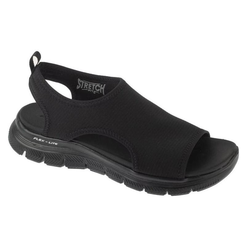 Skechers, Vrouwen, Sandalen, Flex Appeal 4.0 - Maanlijnen Zwart, Zwart, (37)